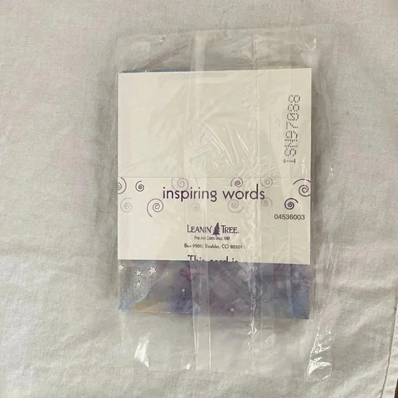 Vintage 6/pk INSPIRING WORDS Greeting Cards Leanin' Tree Flavia Weedn NOS - Picture 12 of 13